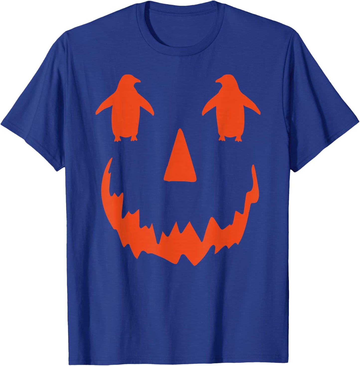 Cute Pumpkin Penguin Halloween T-Shirt - T-Shirt | Royal