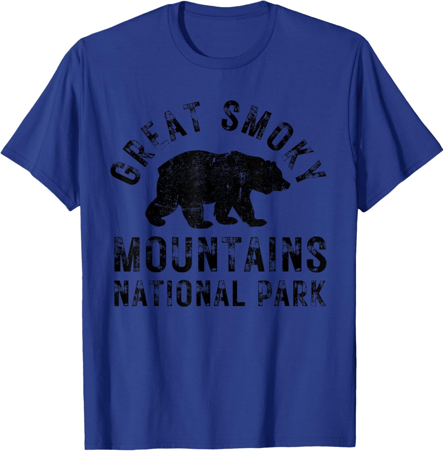 Great Smoky Mountains National Park Bear Hike Outdoors T-Shirt - T-Shirt | Royal