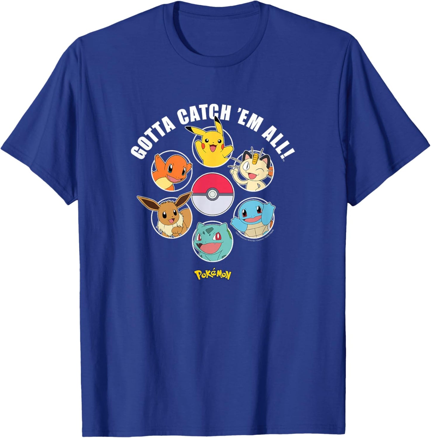 Pokémon - Gotta Catch Em All Group T-Shirt - T-Shirt | Royal