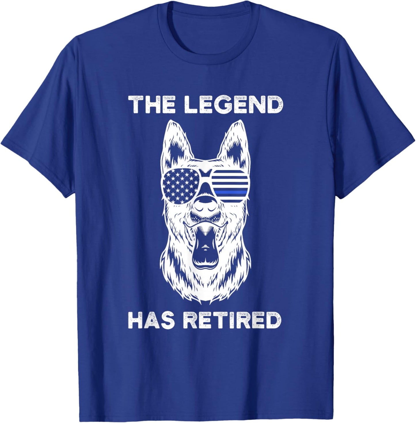 The Legend Has Retired Police Dog K-9 T-Shirt - T-Shirt | Royal