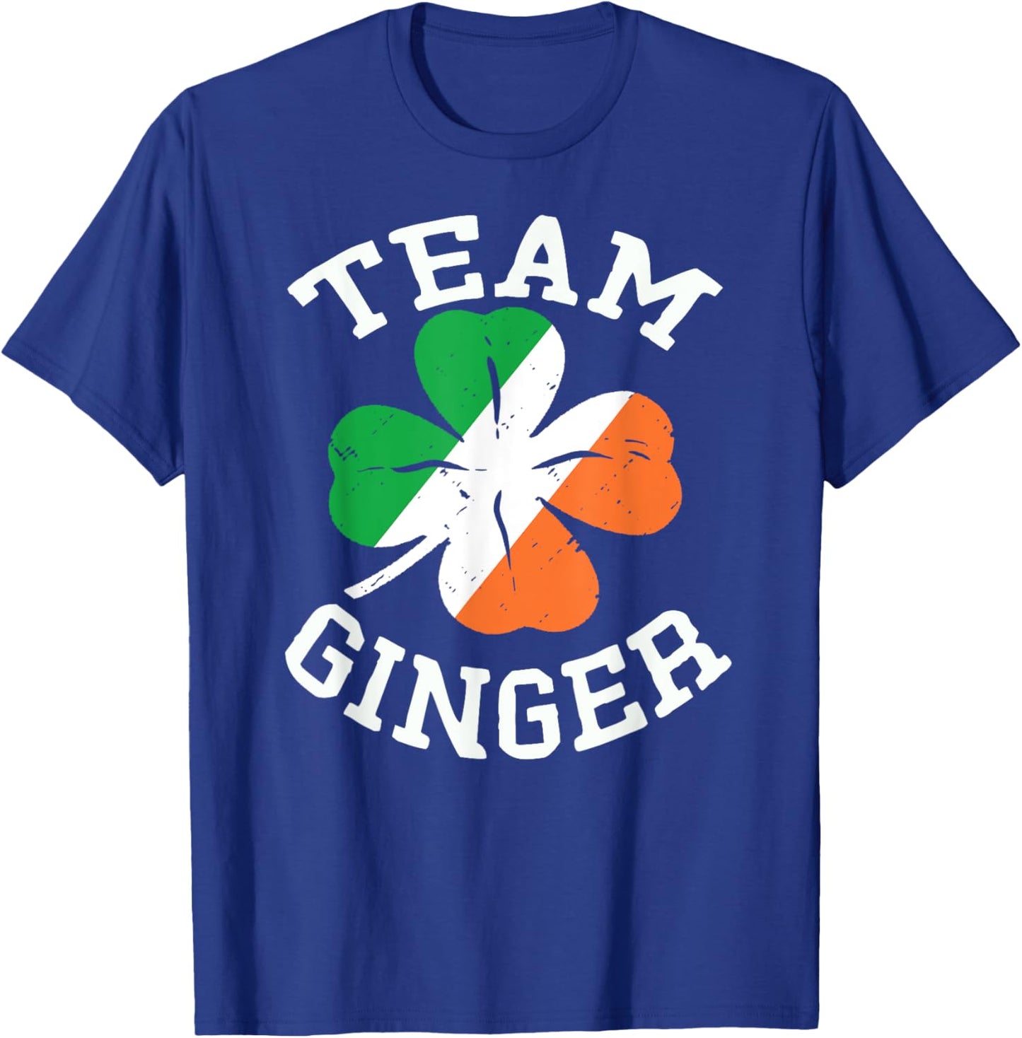 Team Ginger St Patrick's Day Shirt Funny Shamrock Flag Women T-Shirt - T-Shirt | Royal