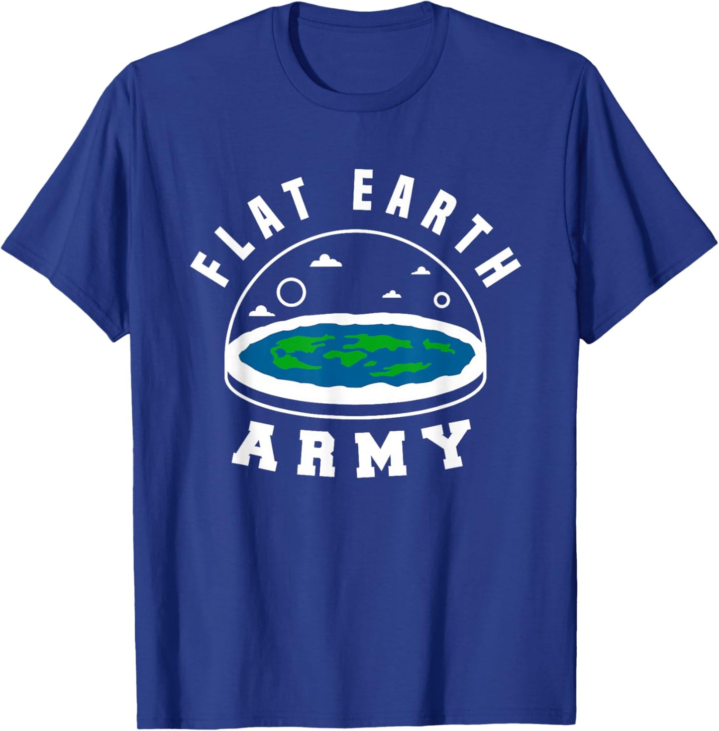 Flat Earth Army T-Shirt - T-Shirt | Royal