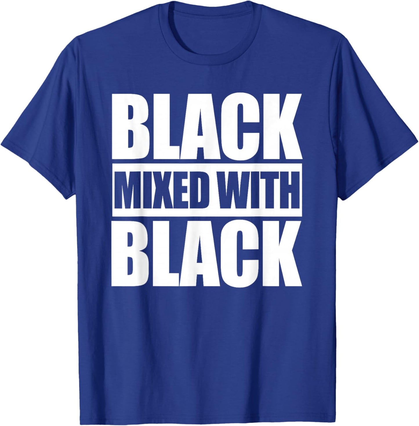 Black Mixed with Black T-Shirt - T-Shirt | Royal