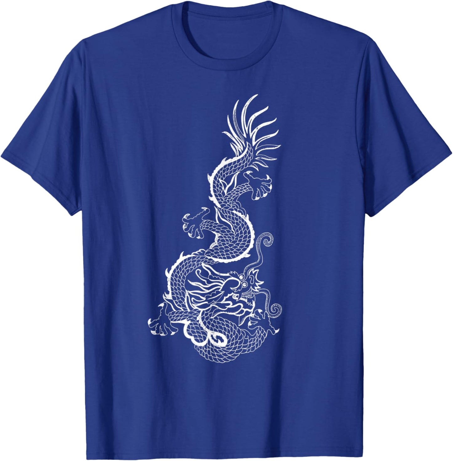 Traditional Korean Dragon Drawing T-Shirt - T-Shirt | Royal
