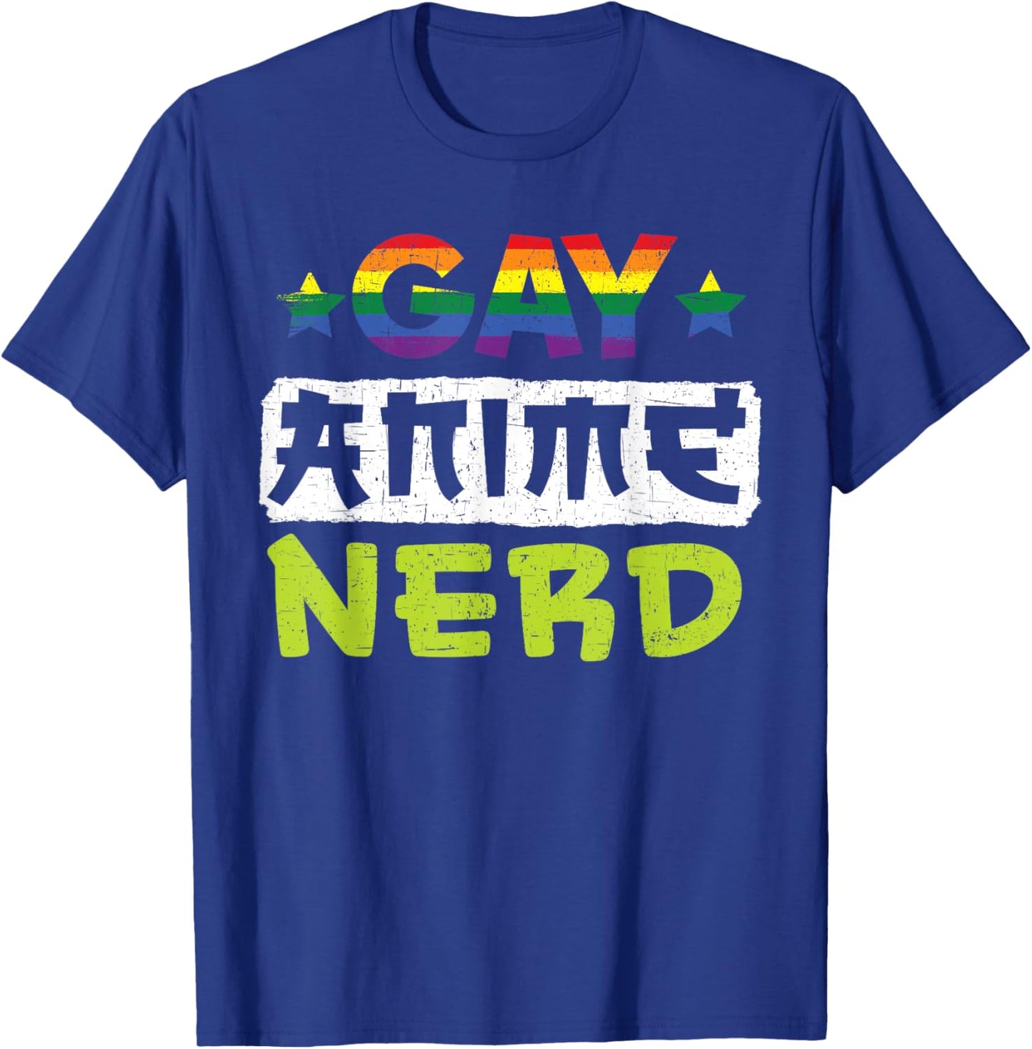 Gay Anime Nerd Manga Reader Otaku Kawaii Lover Animation T-Shirt - T-Shirt | Royal