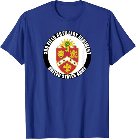 3rd Field Artillery Regiment United States Army Veteran T-Shirt - T-Shirt | Royal