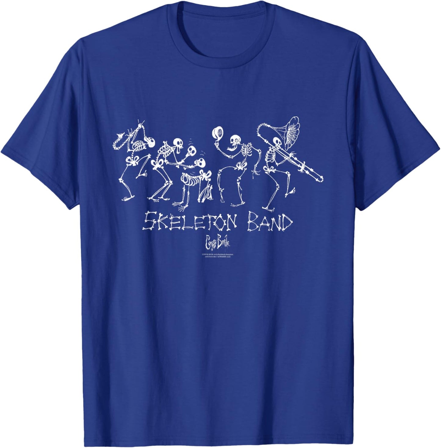 Corpse Bride Skeleton Band Line Up Movie T-Shirt - T-Shirt | Royal