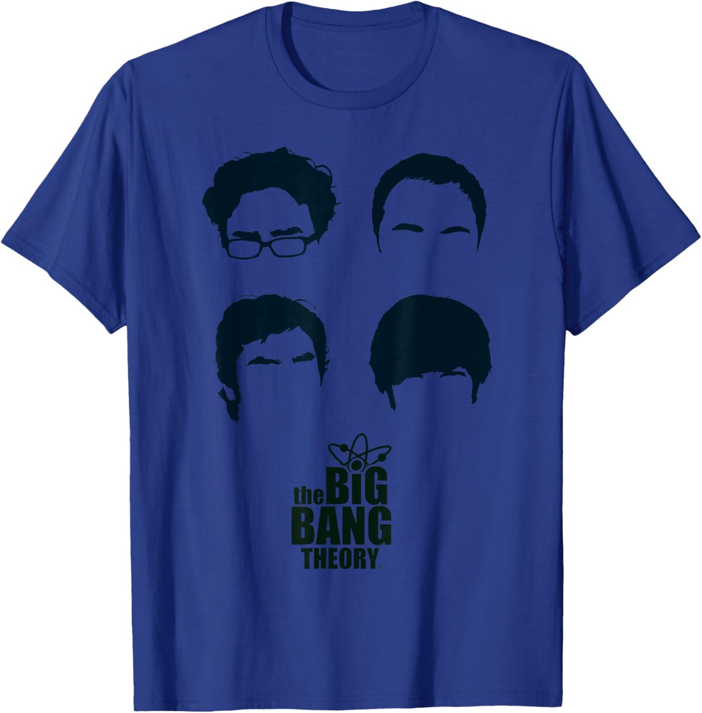 Big Bang Theory Logo Group Hair T-Shirt - T-Shirt | Royal