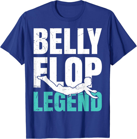 Bellyflop Belly Flop T-Shirt - T-Shirt | Royal