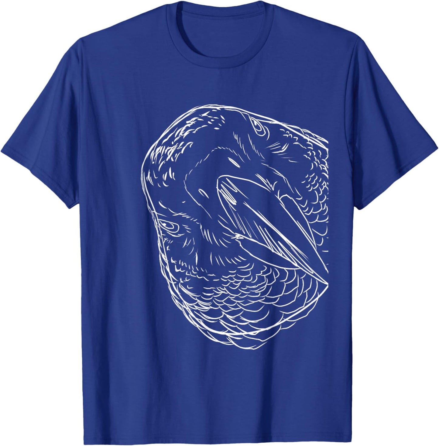 Funny Bird African Gray Parrot T-Shirt - T-Shirt | Royal