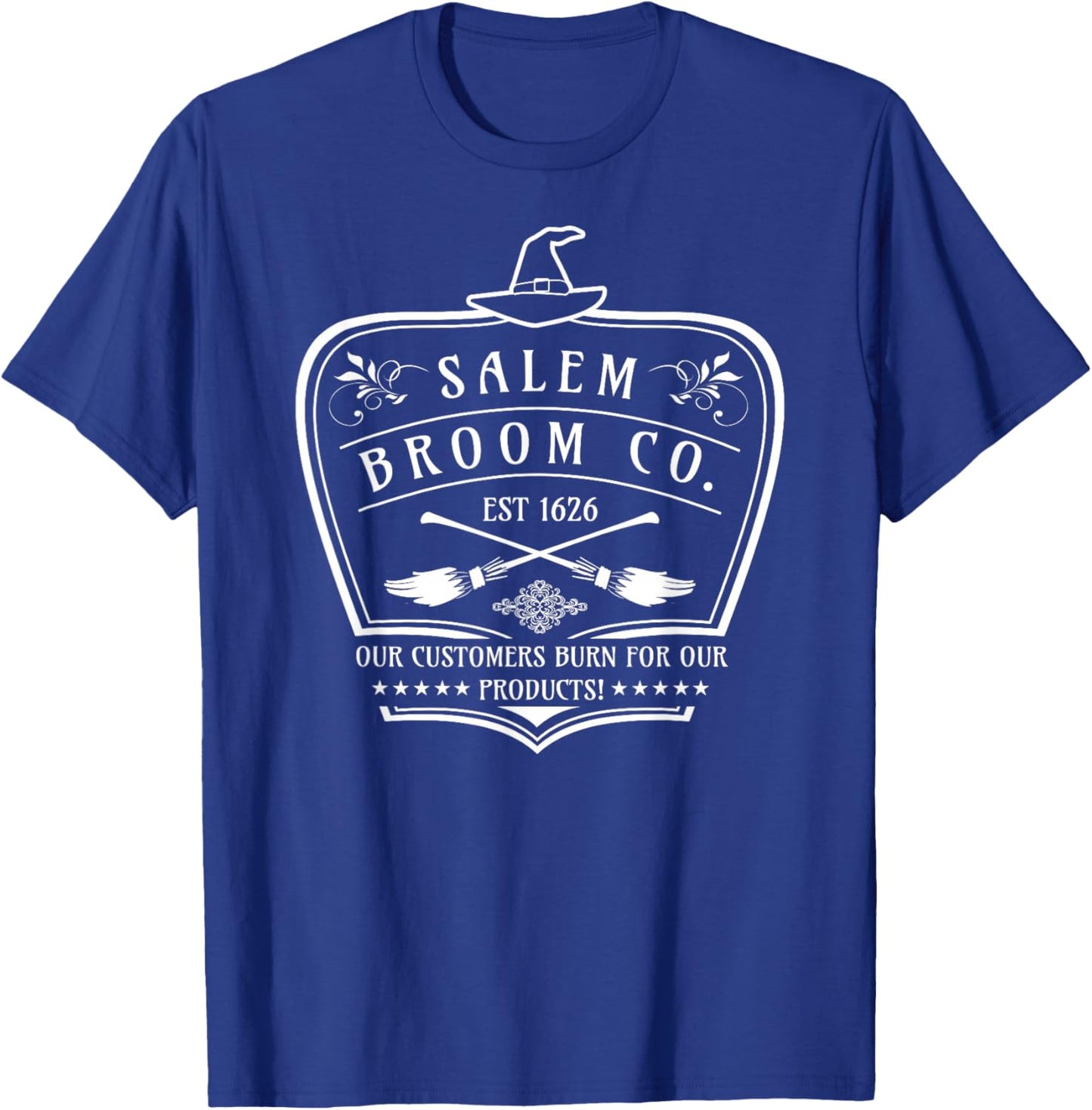 Salem Broom Company Trick or Treating T-Shirt - T-Shirt | Royal