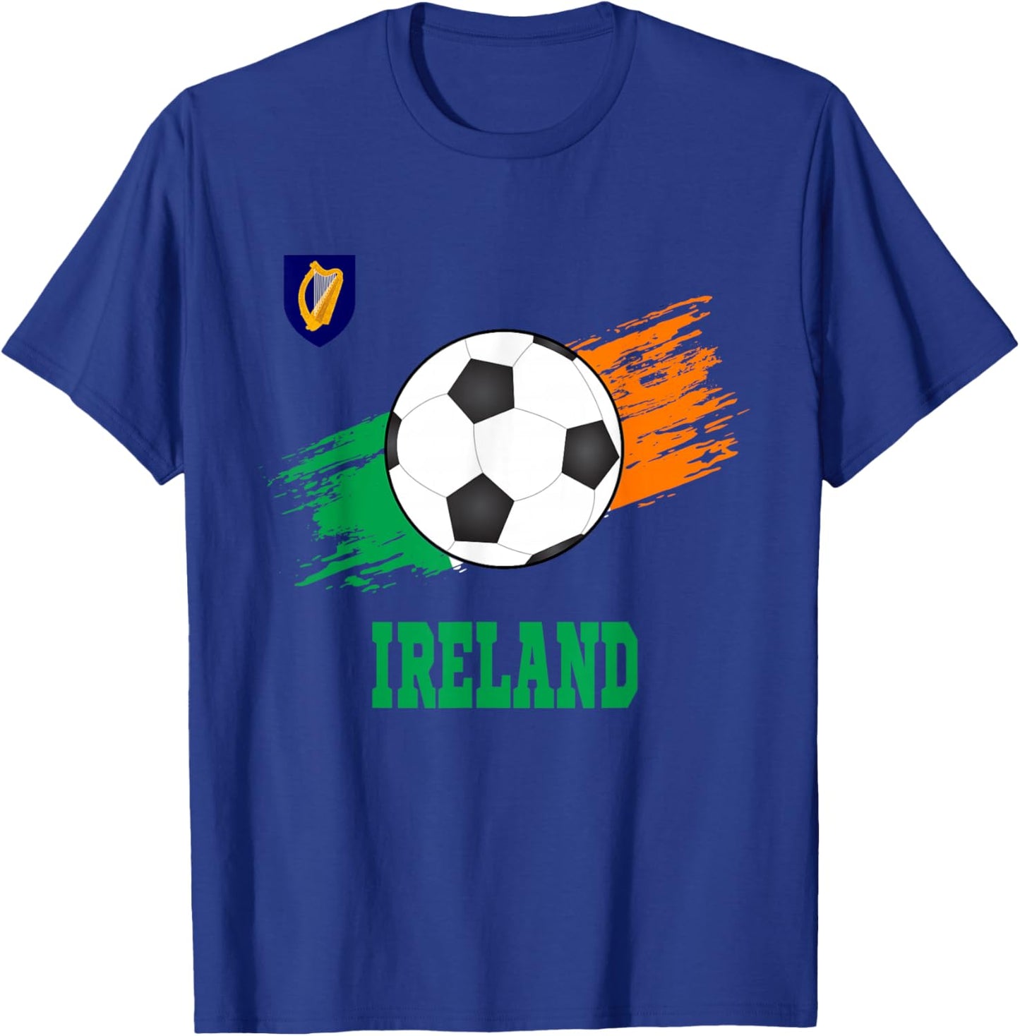 Ireland Soccer Irish Football Ireland Futbol T-Shirt - T-Shirt | Royal