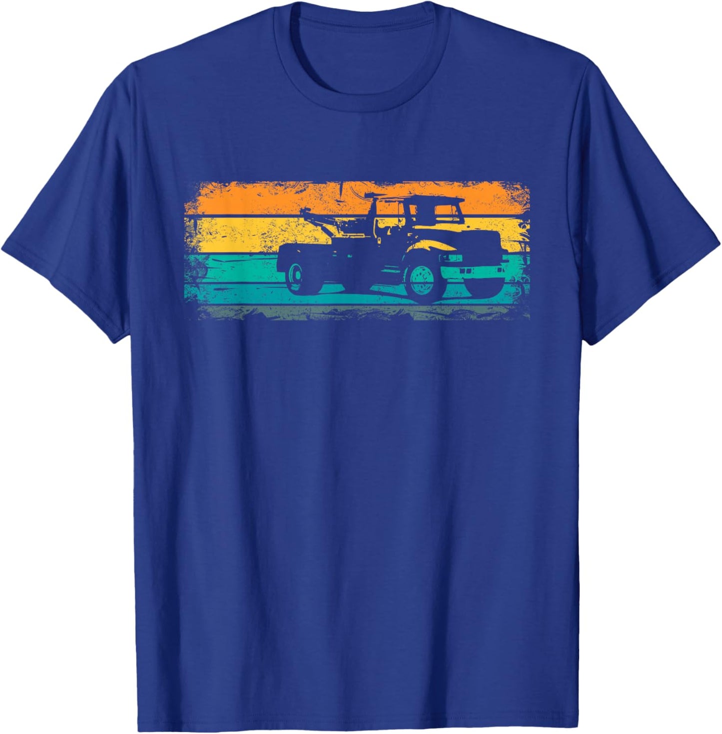 Retro Tow Truck Tow Truck - Vintage Towing Service T-Shirt - T-Shirt | Royal