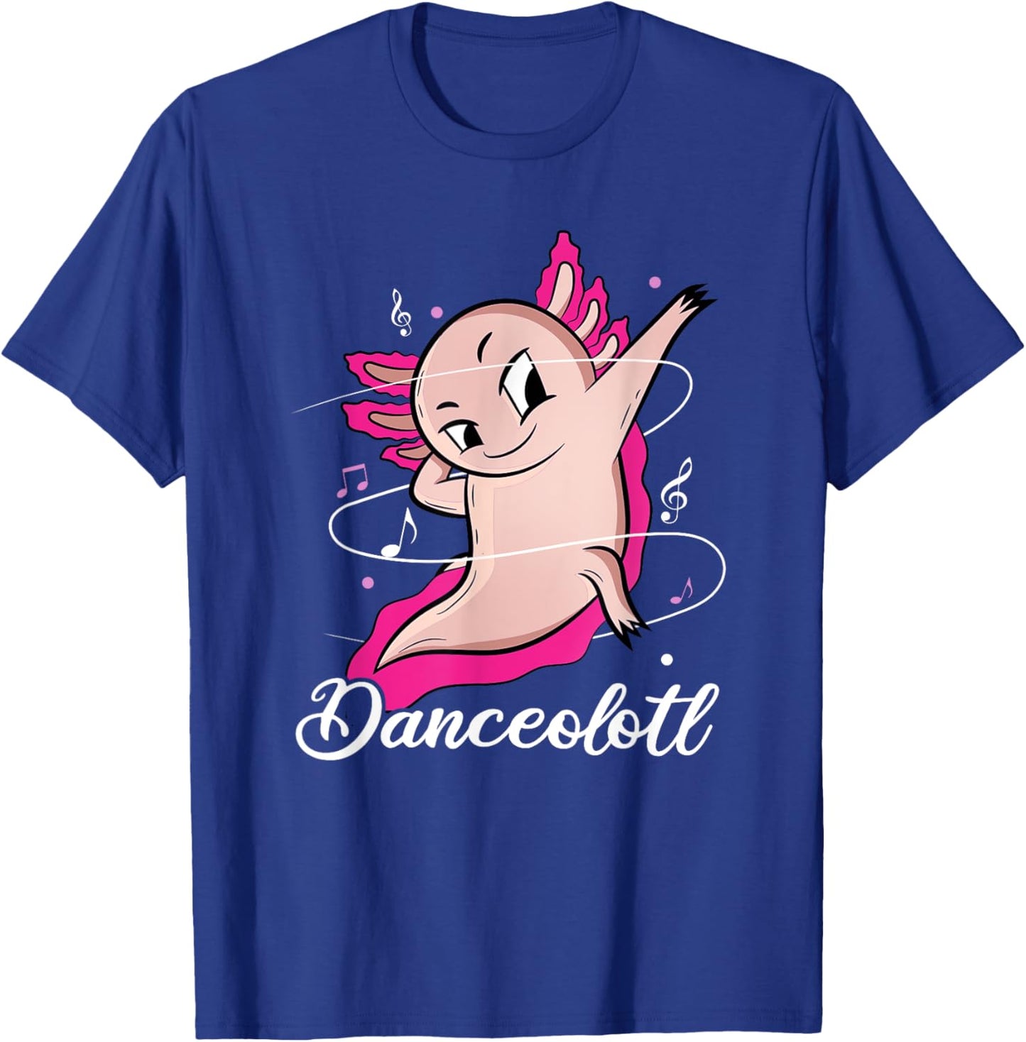 Axolotl Dancing Danceolotl Funny Amphibian Dancer Women T-Shirt - T-Shirt | Royal