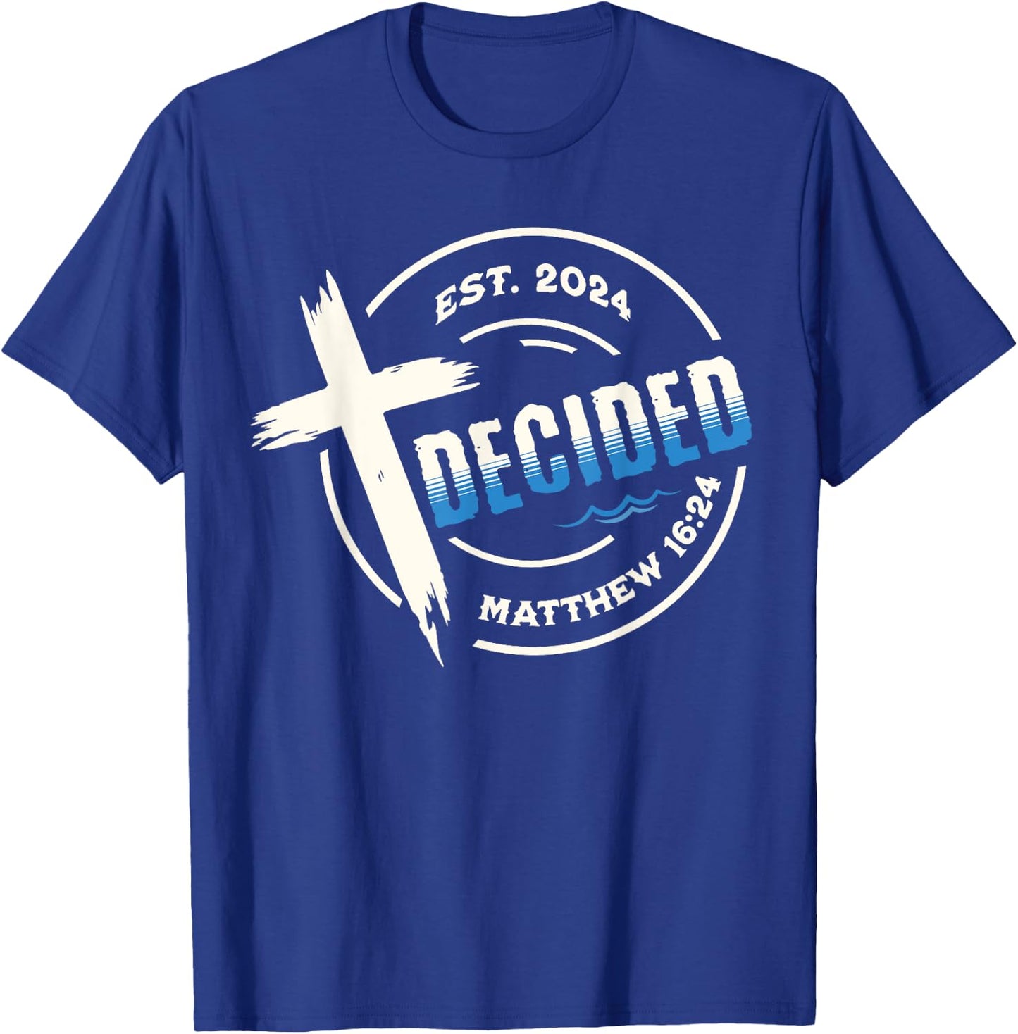 Baptism Shirts for Christians 2024 Christian Baptism Keepsake -Adults, Kids Black Small Short Sleeve T-Shirt - T-Shirt | Royal