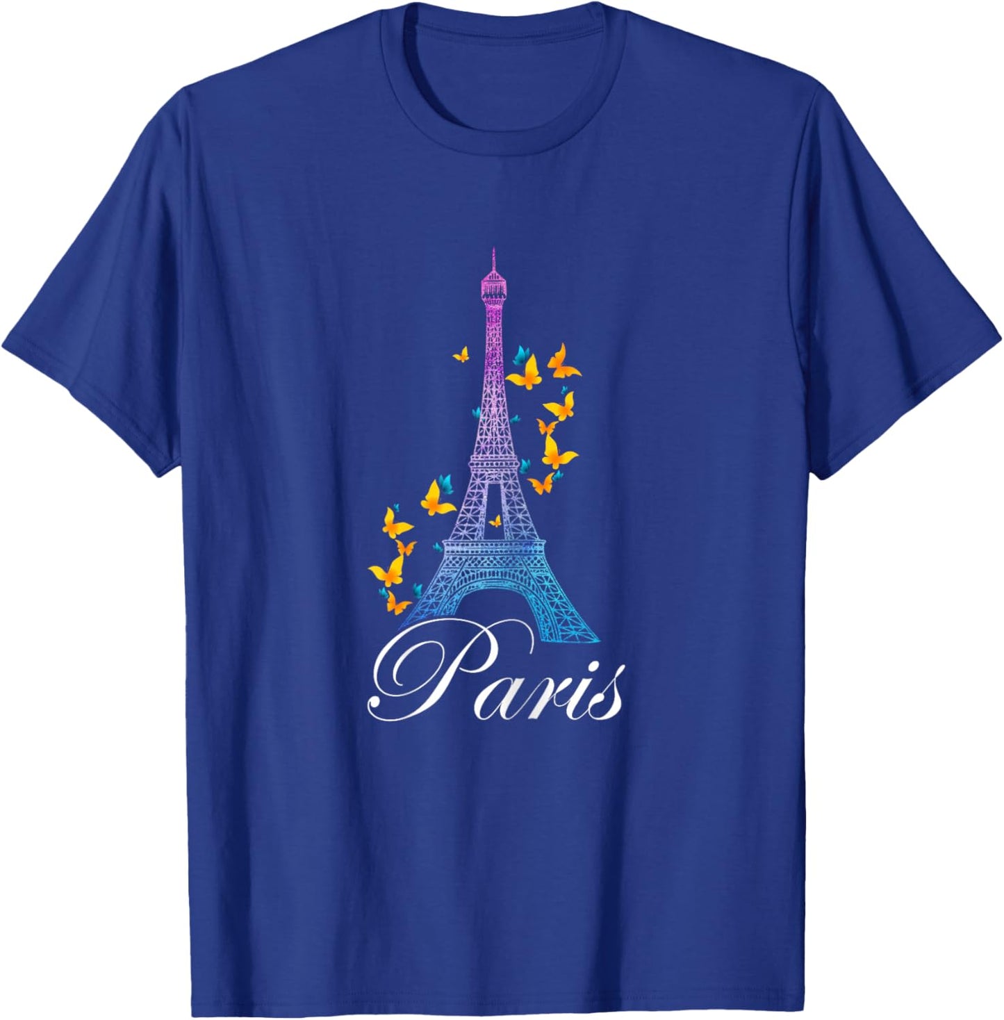 Eiffel Tower Paris Holiday France Shirt Souvenir Women Kids T-Shirt - T-Shirt | Royal
