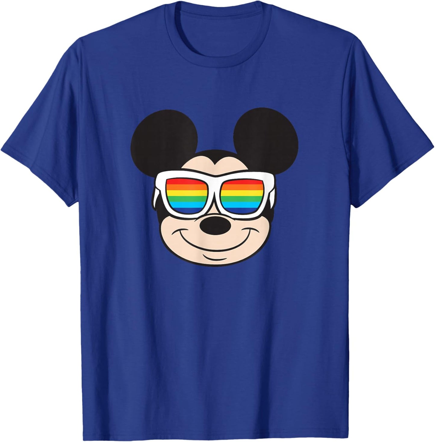 Disney Mickey Mouse Rainbow Sunglasses Small T-Shirt - T-Shirt | Royal