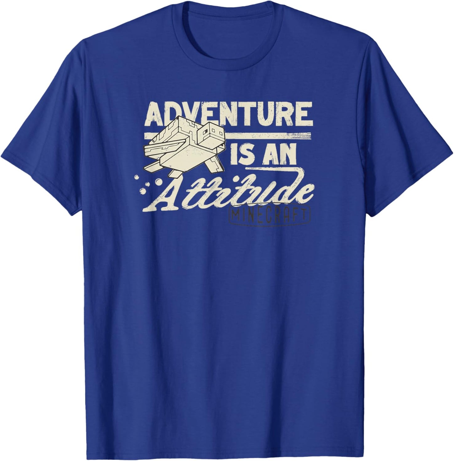 Minecraft Sea Turtle Adventure Is An Attitude T-Shirt - T-Shirt | Royal