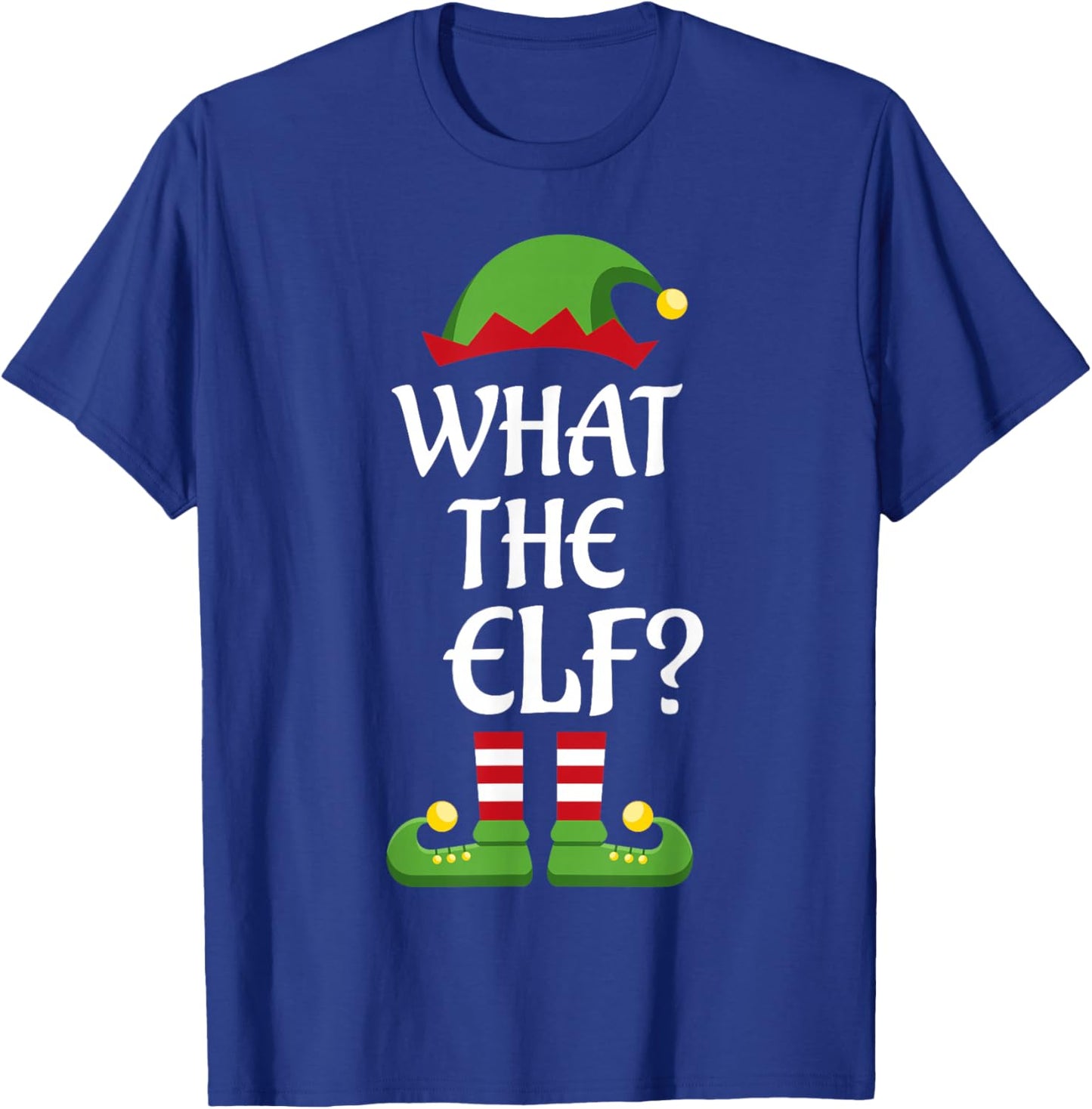 What The Elf Family Matching Group Christmas T-Shirt - T-Shirt | Royal