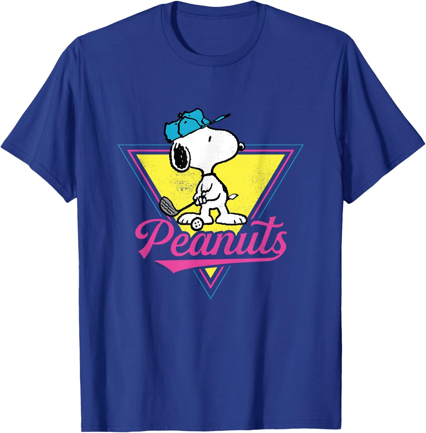 Peanuts - Golf Snoopy T-Shirt - T-Shirt | Royal