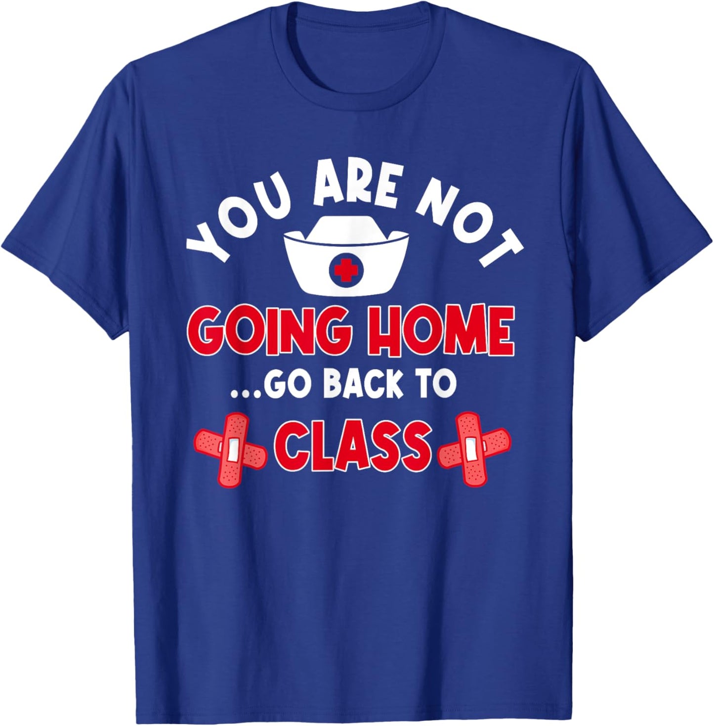School Nurse Student Nursing Licensed Health Practitioners T-Shirt - T-Shirt | Royal