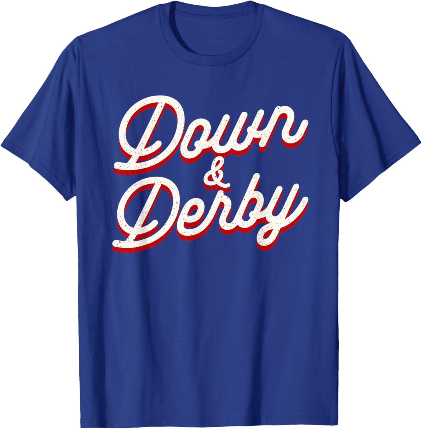 Funny Horse Racing Vintage Down And Derby KY Derby Horse T-Shirt - T-Shirt | Royal