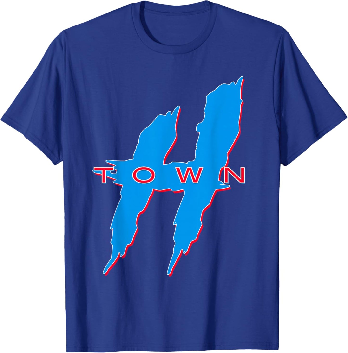 Houston Shirt, H-Town, Hustle Town, The H, Houston Texas 713 T-Shirt - T-Shirt | Royal