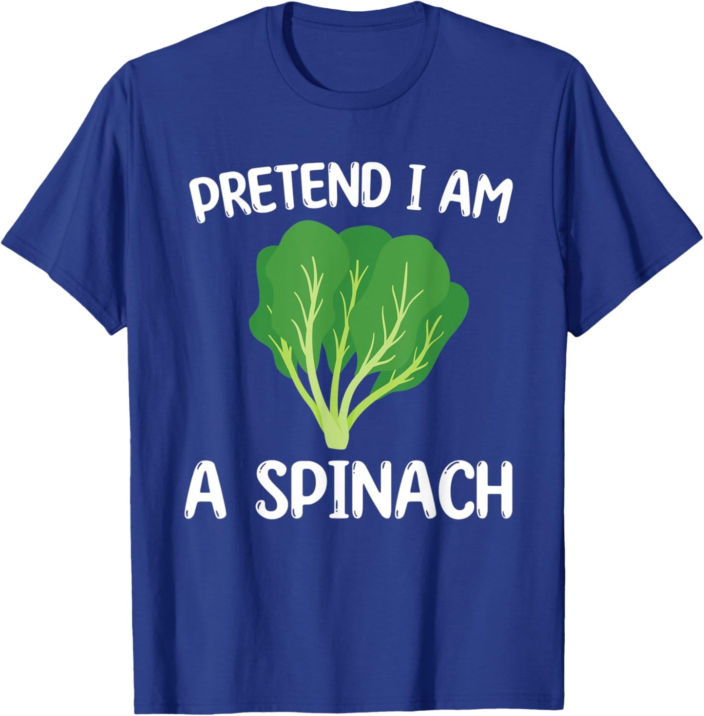 Cute Spinach Costume Love Healthy Food T-Shirt - T-Shirt | Royal