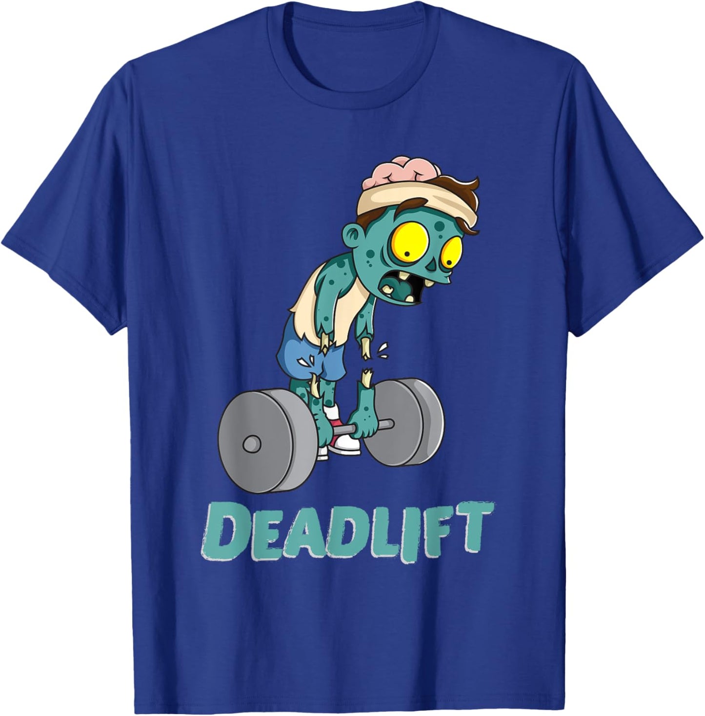 Zombie Workout Shirt Deadlift Gym Fitness Gift Women T-Shirt - T-Shirt | Royal