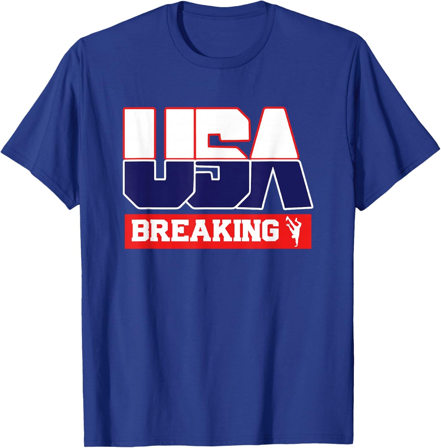 USA Team Break Dancing - men & women American sports T-Shirt - T-Shirt | Royal