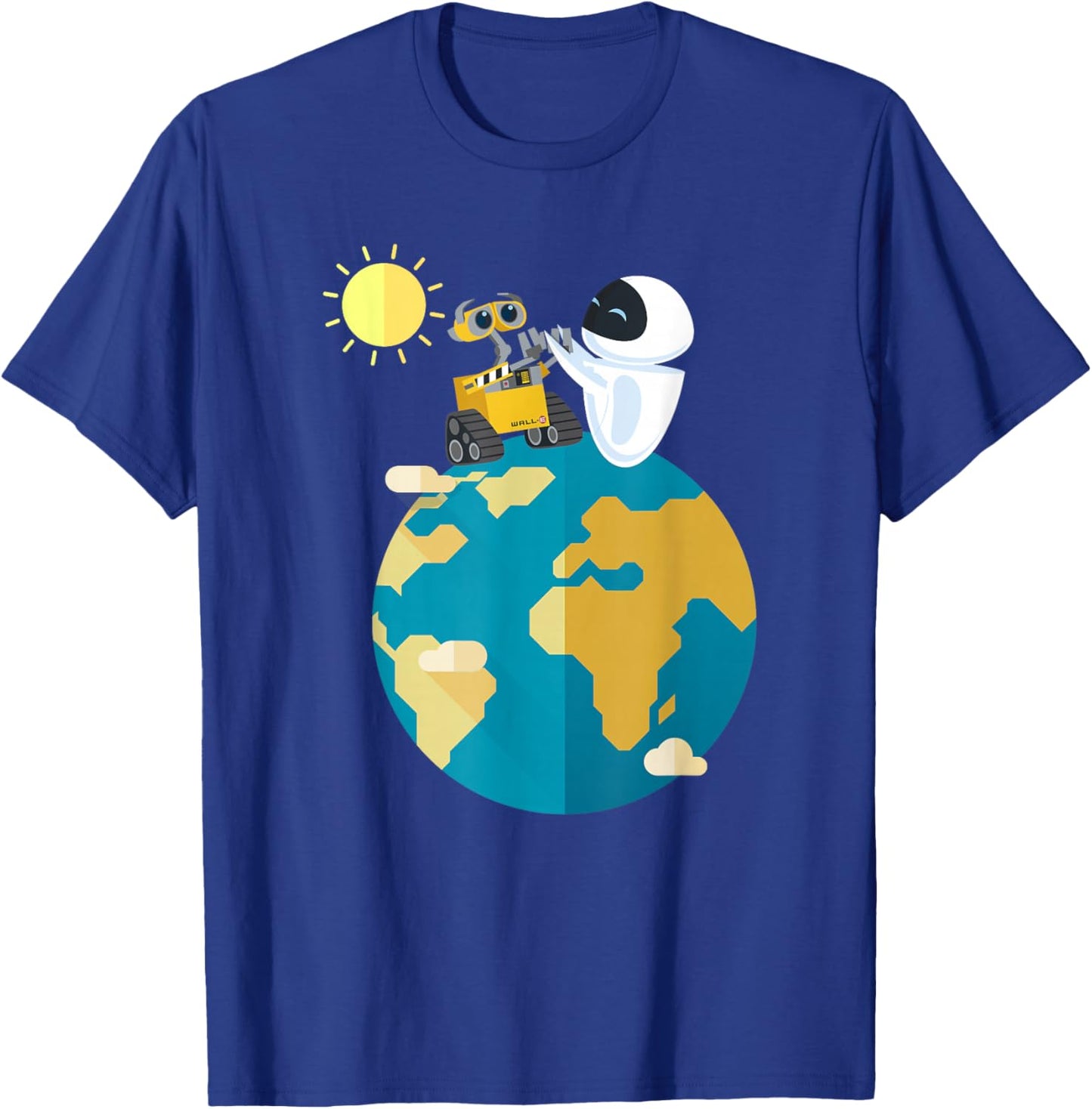 Disney Pixar Wall-E & EVE World Peace T-Shirt - T-Shirt | Royal