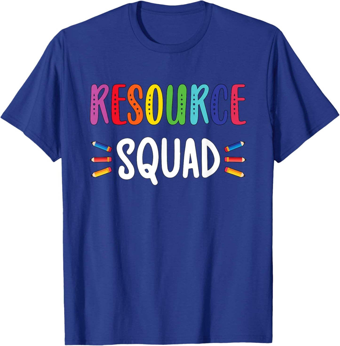 Resource Teacher Squad Resource Teaching Crew T-Shirt - T-Shirt | Royal