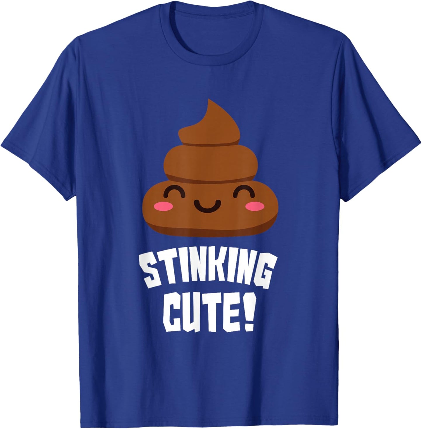 Cute Smelly Poop Character T-Shirt - T-Shirt | Royal