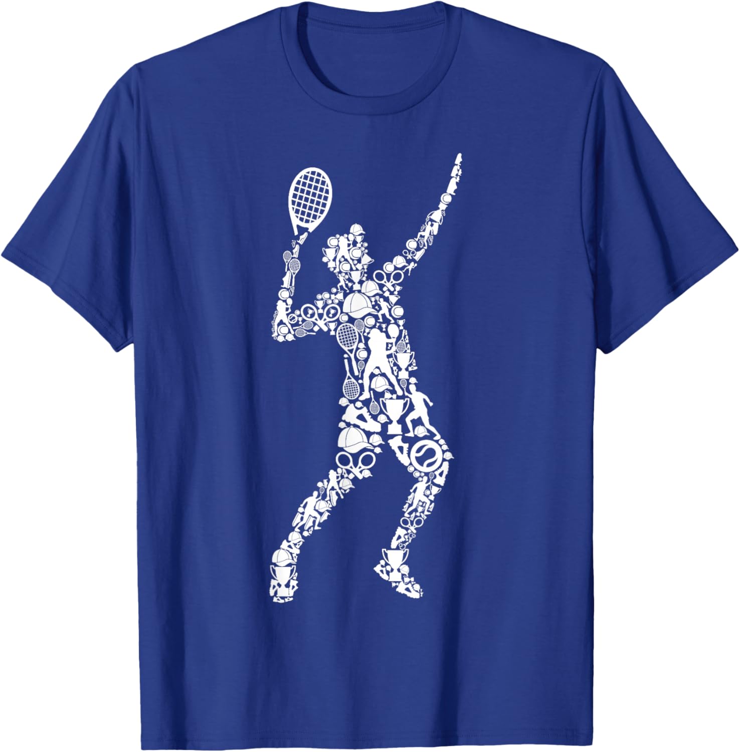 Tennis Player Tennis Men Children Boys T-Shirt - T-Shirt | Royal