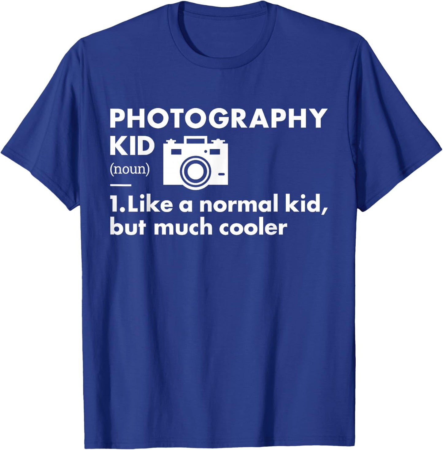 Photographer Kid Definition Photography T-Shirt - T-Shirt | Royal