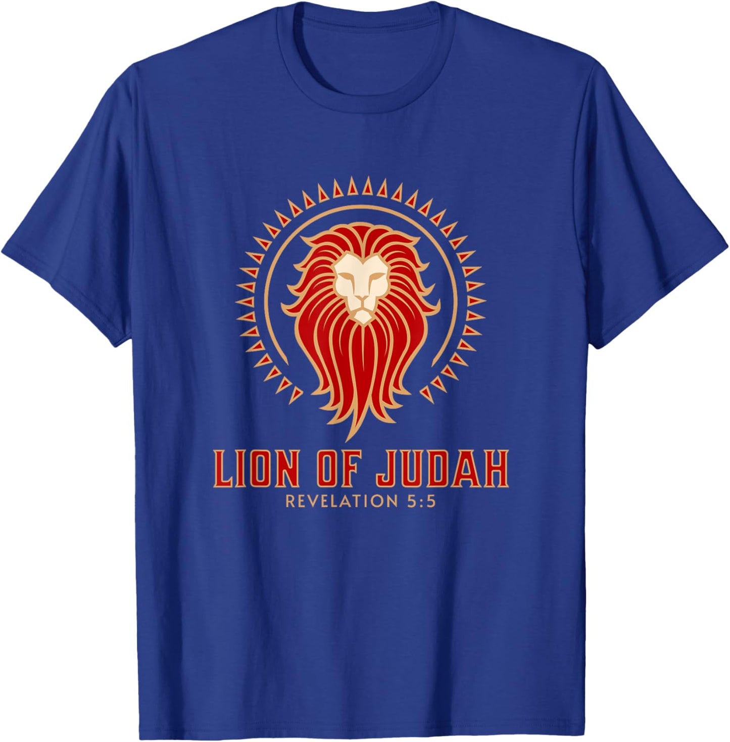 Lion of Judah / Revelation 5:5 / Jesus Savior Of The World T-Shirt - T-Shirt | Royal