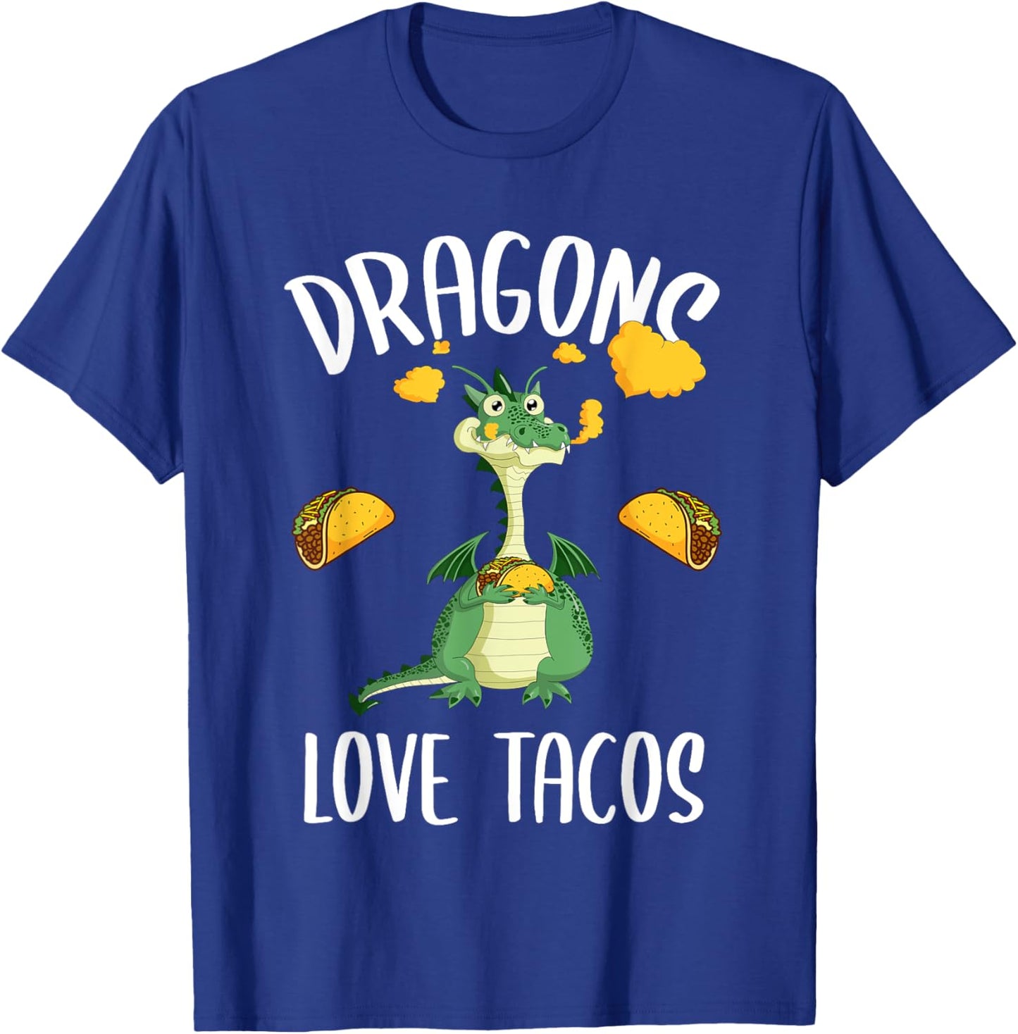 Dragons Love Tacos T-Shirt - T-Shirt | Royal