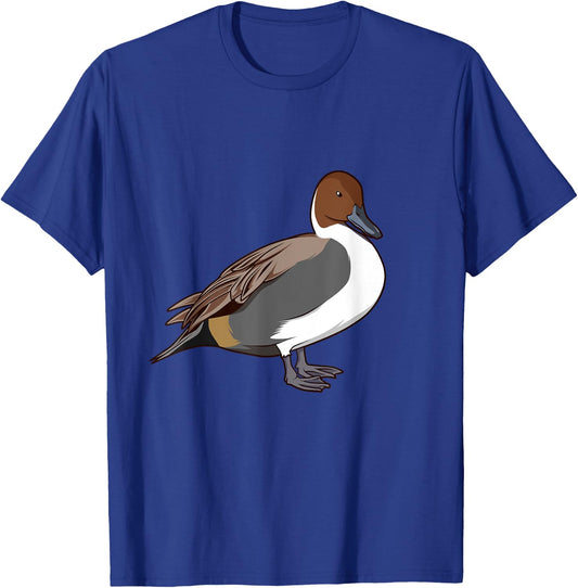Drawing of Northern Pintail T-Shirt - T-Shirt | Royal