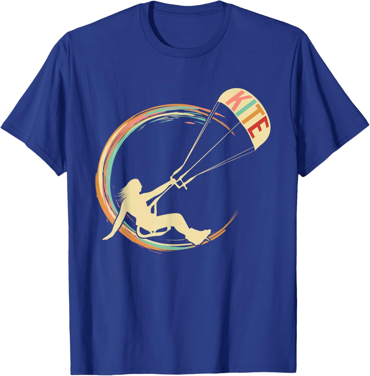 Kite - Kitesurfing Kiteboarding Windsurfing Kitesurfer T-Shirt - T-Shirt | Royal