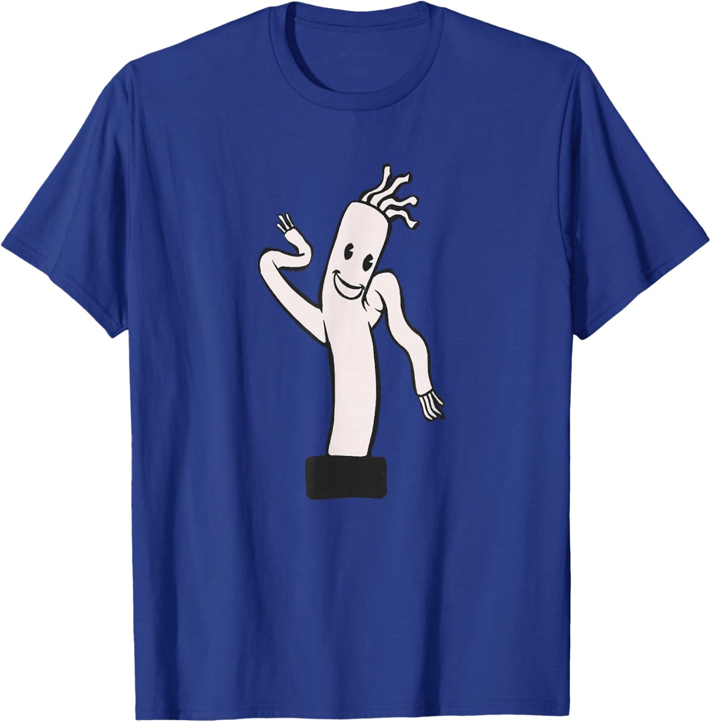 Wacky Waving Inflatable Tube Guy T-Shirt - T-Shirt | Royal