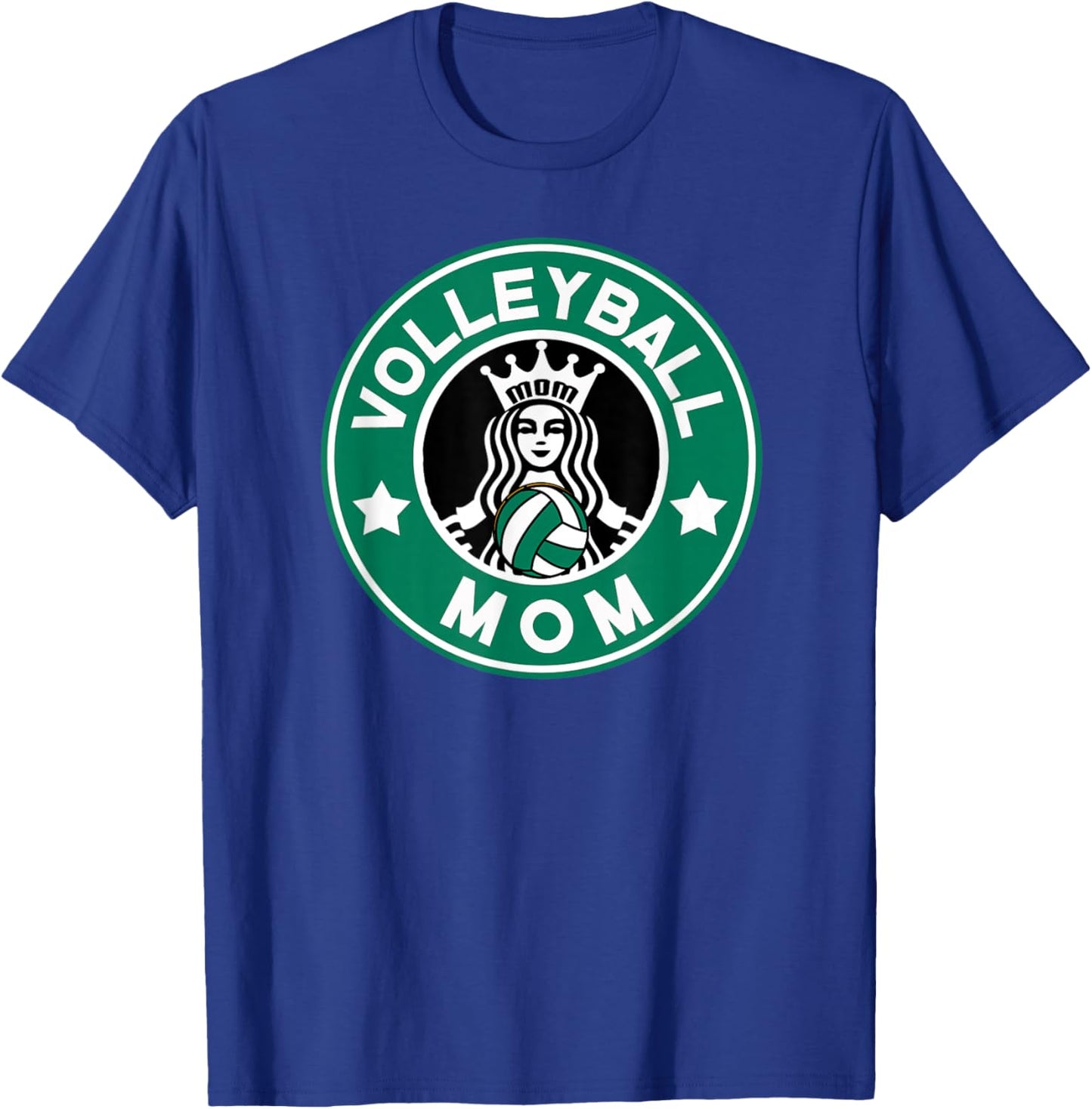 Volleyball Mom Mother of Volleyball Player T-Shirt - T-Shirt | Royal