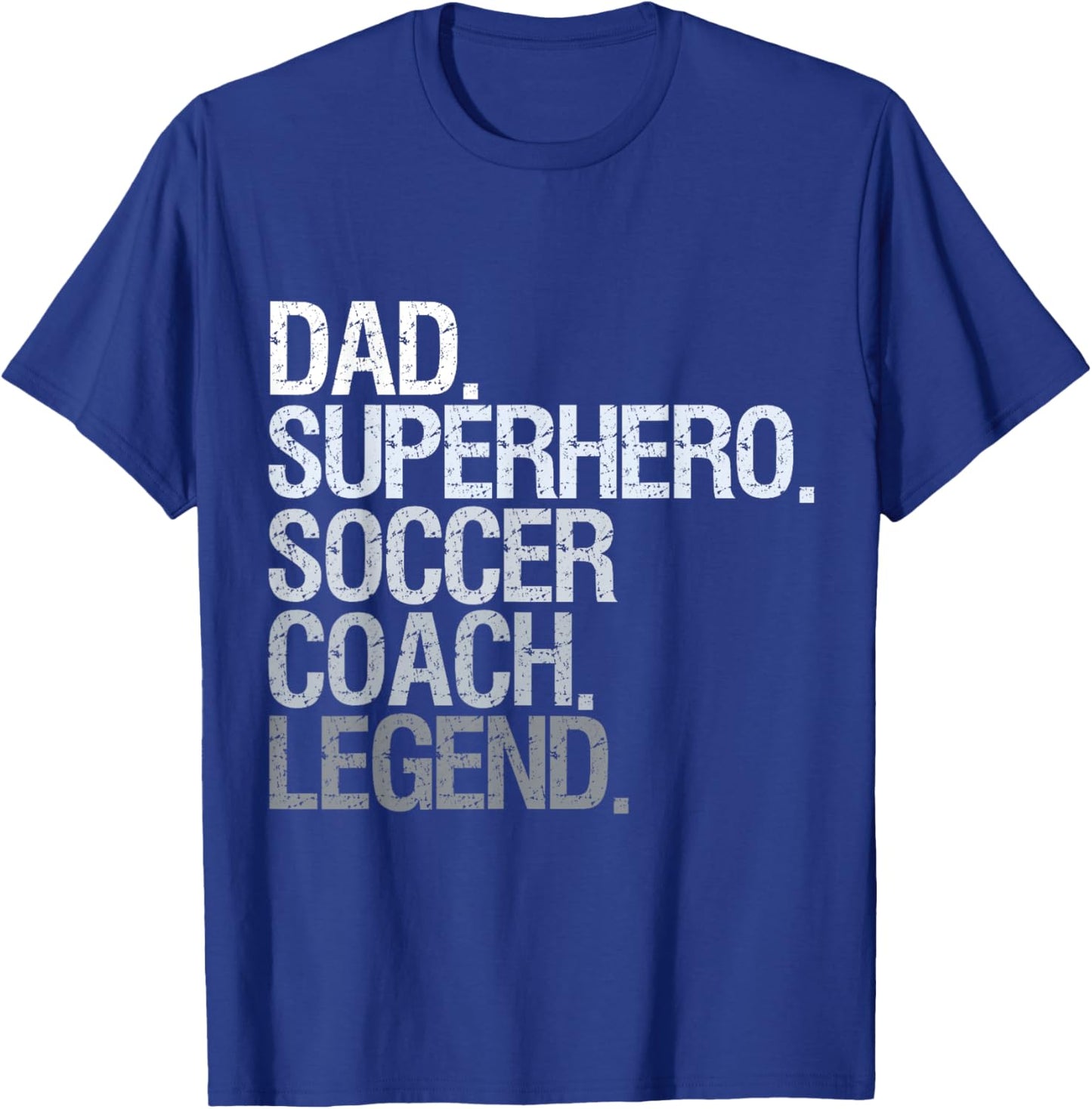 Soccer Coach dad T-Shirt - T-Shirt | Royal