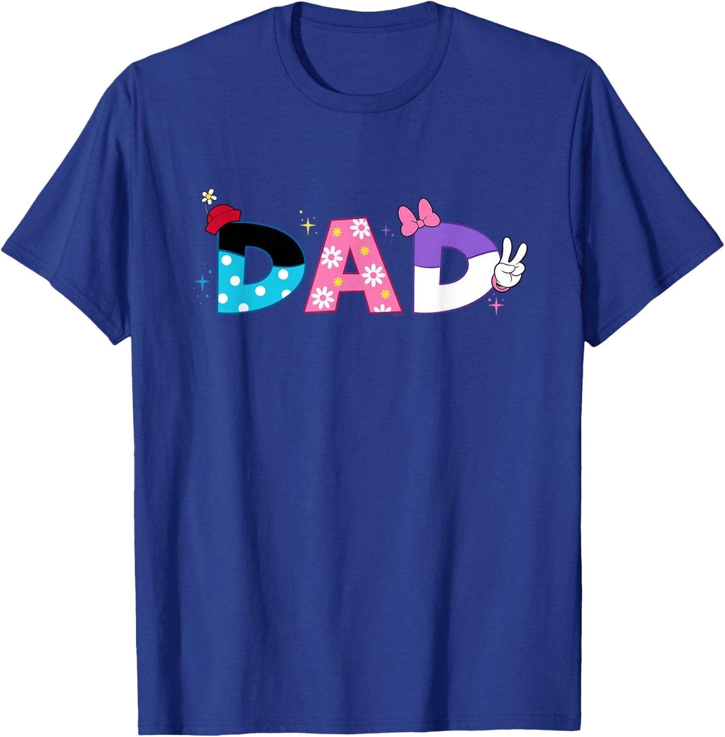 Disney Minnie Mouse and Daisy Duck Dad Father's Day Birthday T-Shirt - T-Shirt | Royal