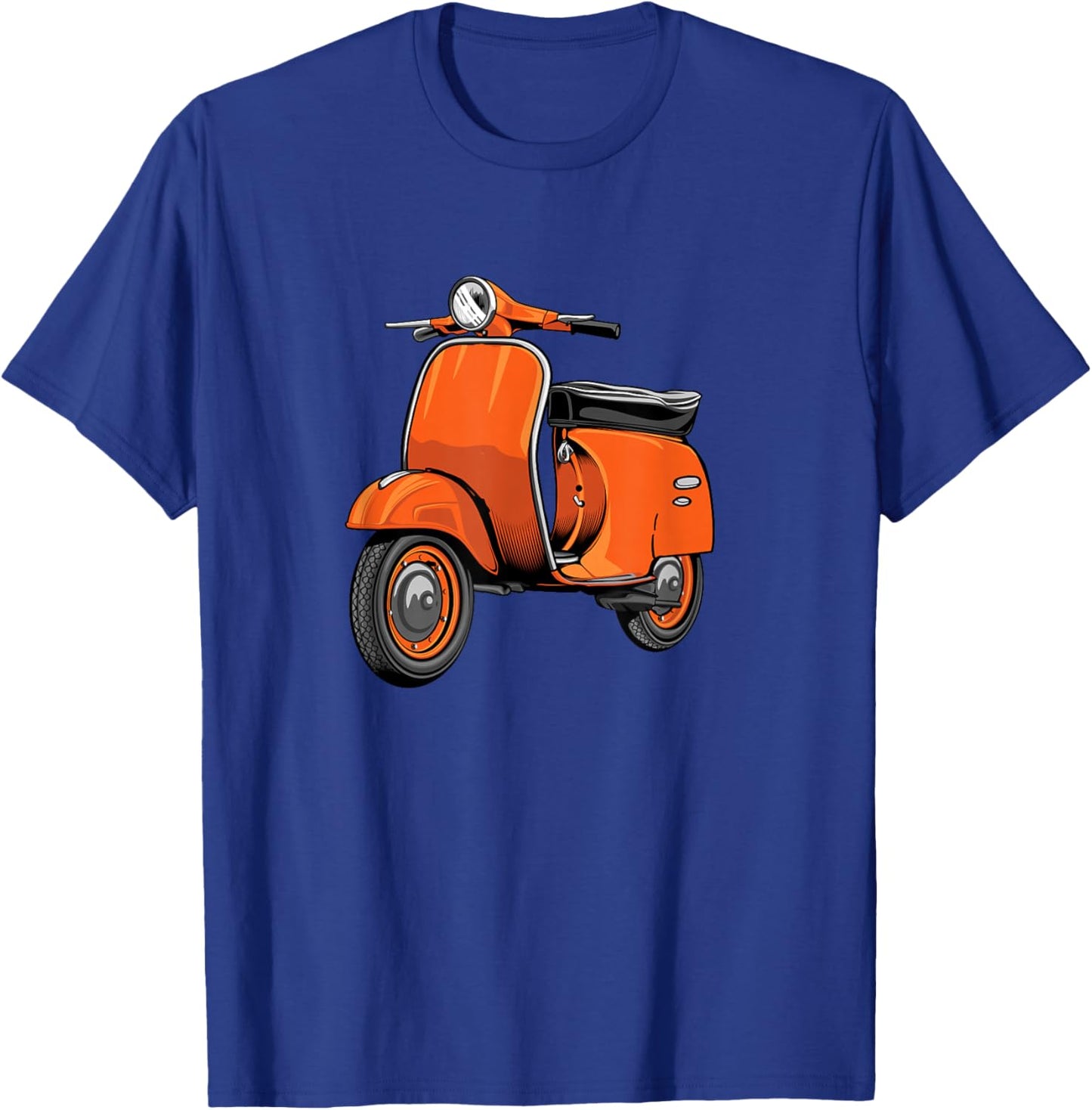 Scooter Bike Motorbike Scoot - Moped Scooter T-Shirt - T-Shirt | Royal
