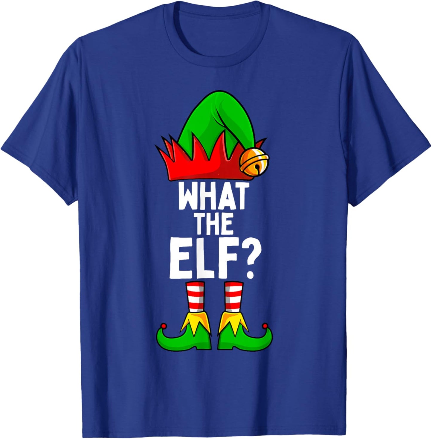 What The Elf Matching Family Christmas T-Shirt - T-Shirt | Royal