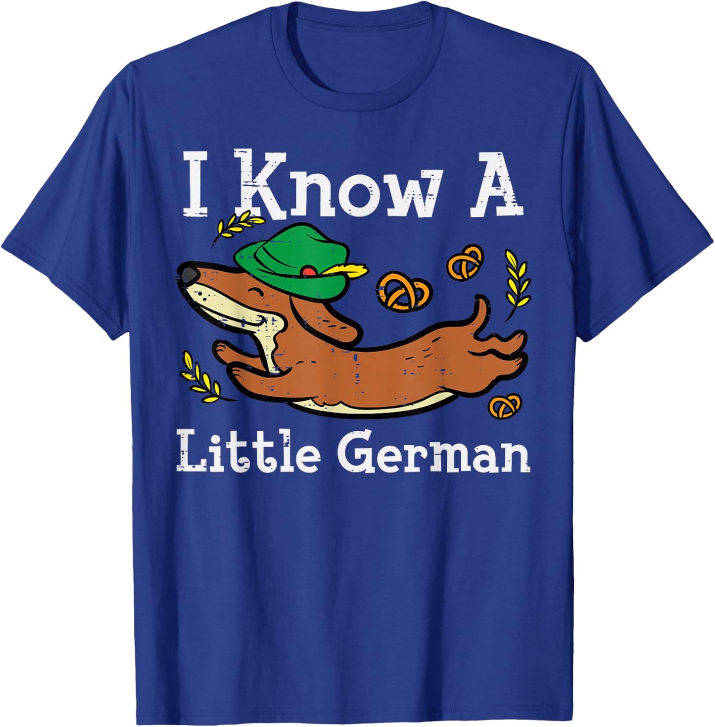 Oktoberfest Dachshund I Know Little German Dog Women Kid Men T-Shirt - T-Shirt | Royal