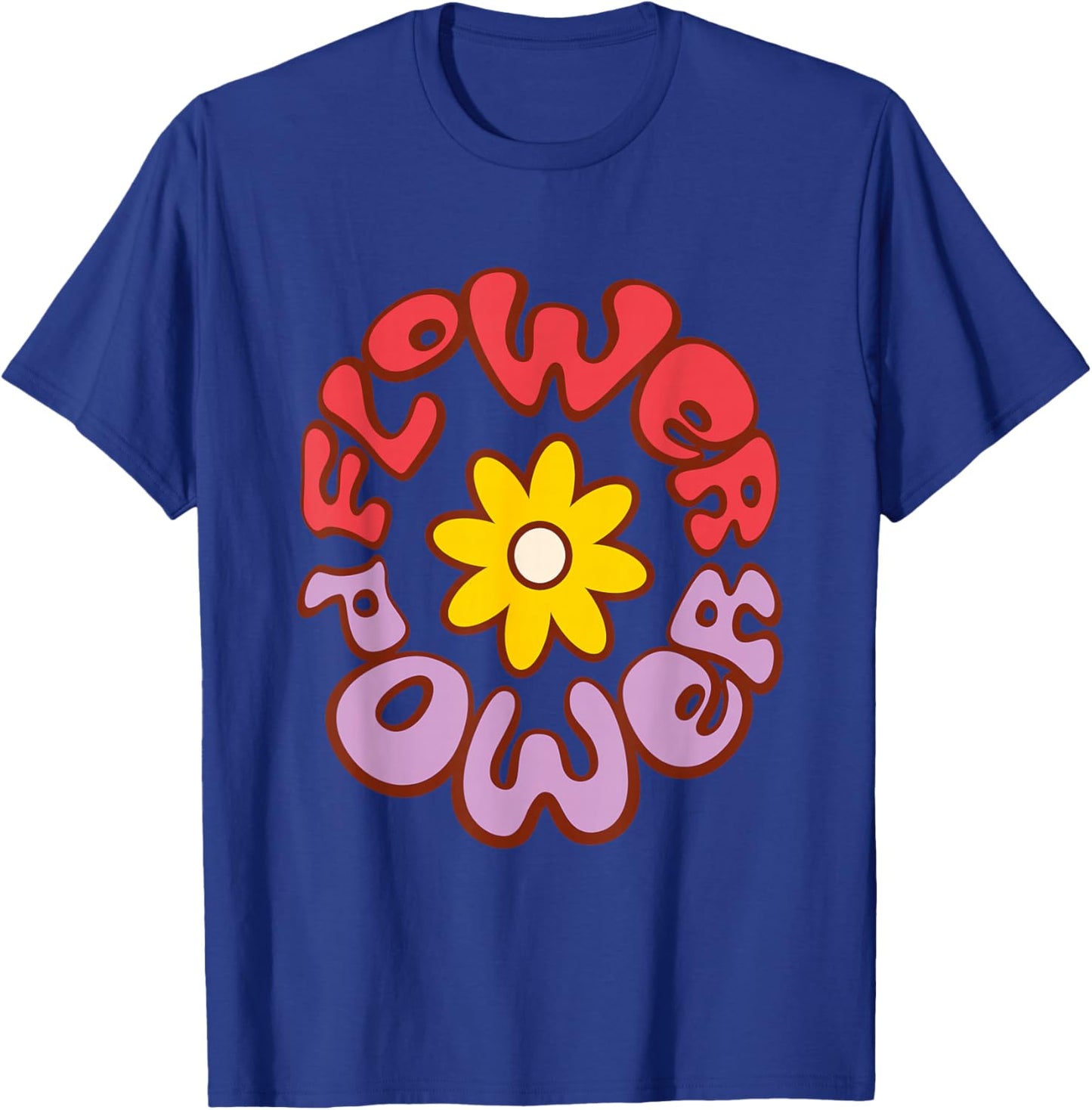 Flower Power T-Shirt - T-Shirt | Royal
