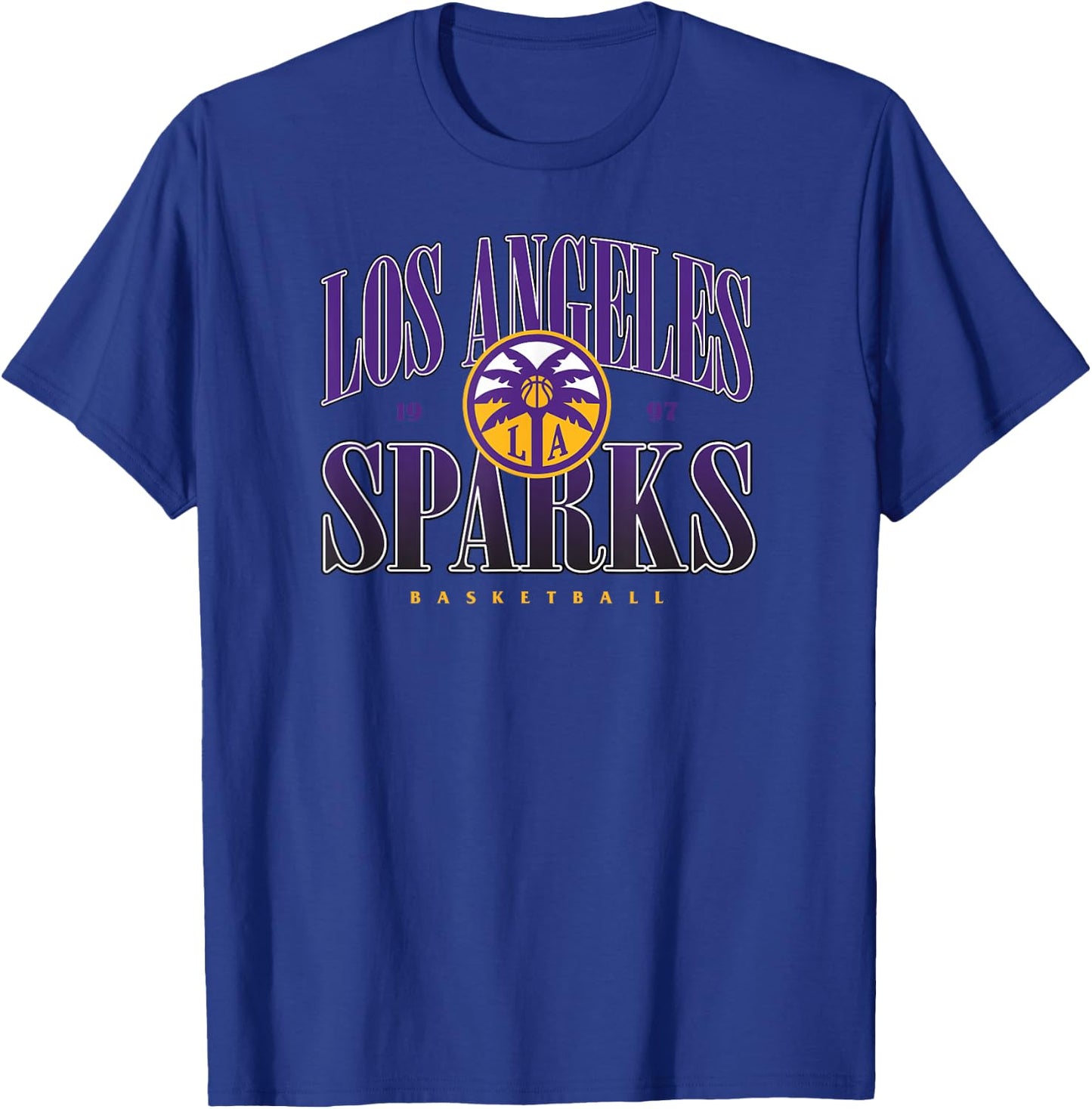WNBA Los Angeles Sparks Courtside T-Shirt - T-Shirt | Royal