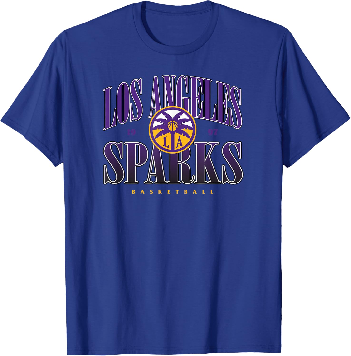 WNBA Los Angeles Sparks Courtside T-Shirt - T-Shirt | Royal