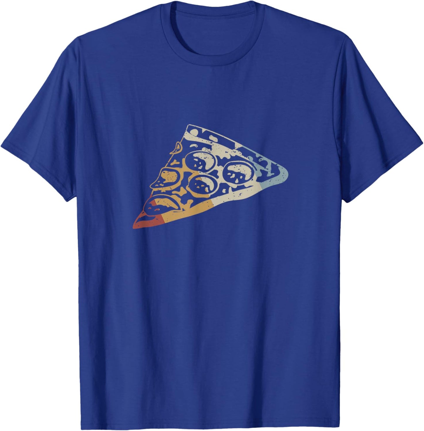 Pizza Slice Retro Style Vintage T-Shirt - T-Shirt | Royal